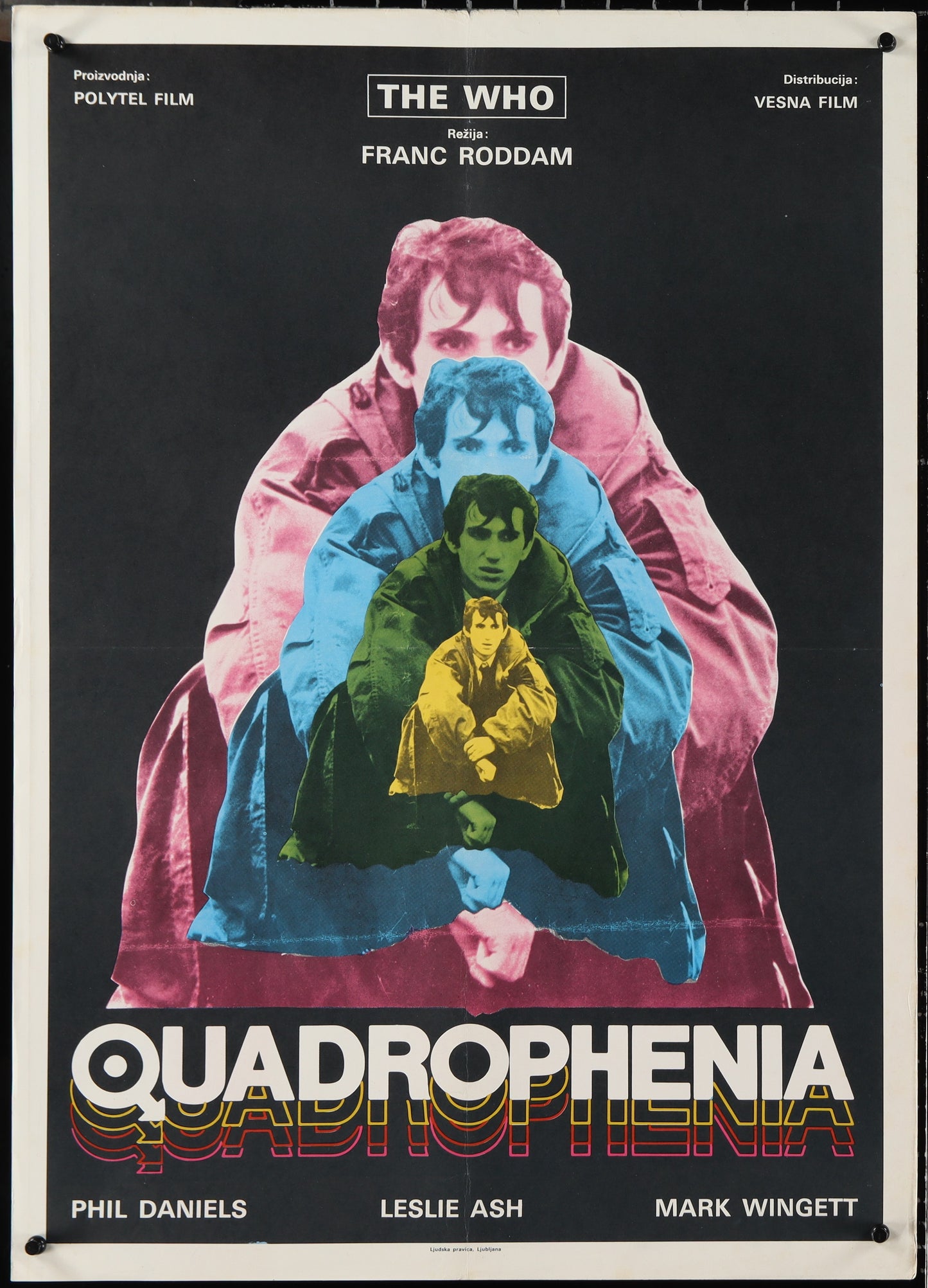 Quadrophenia (1979) Original Yugoslav Movie Poster