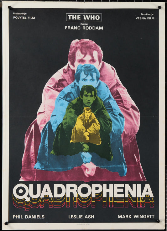 Quadrophenia (1979) Original Yugoslav Movie Poster