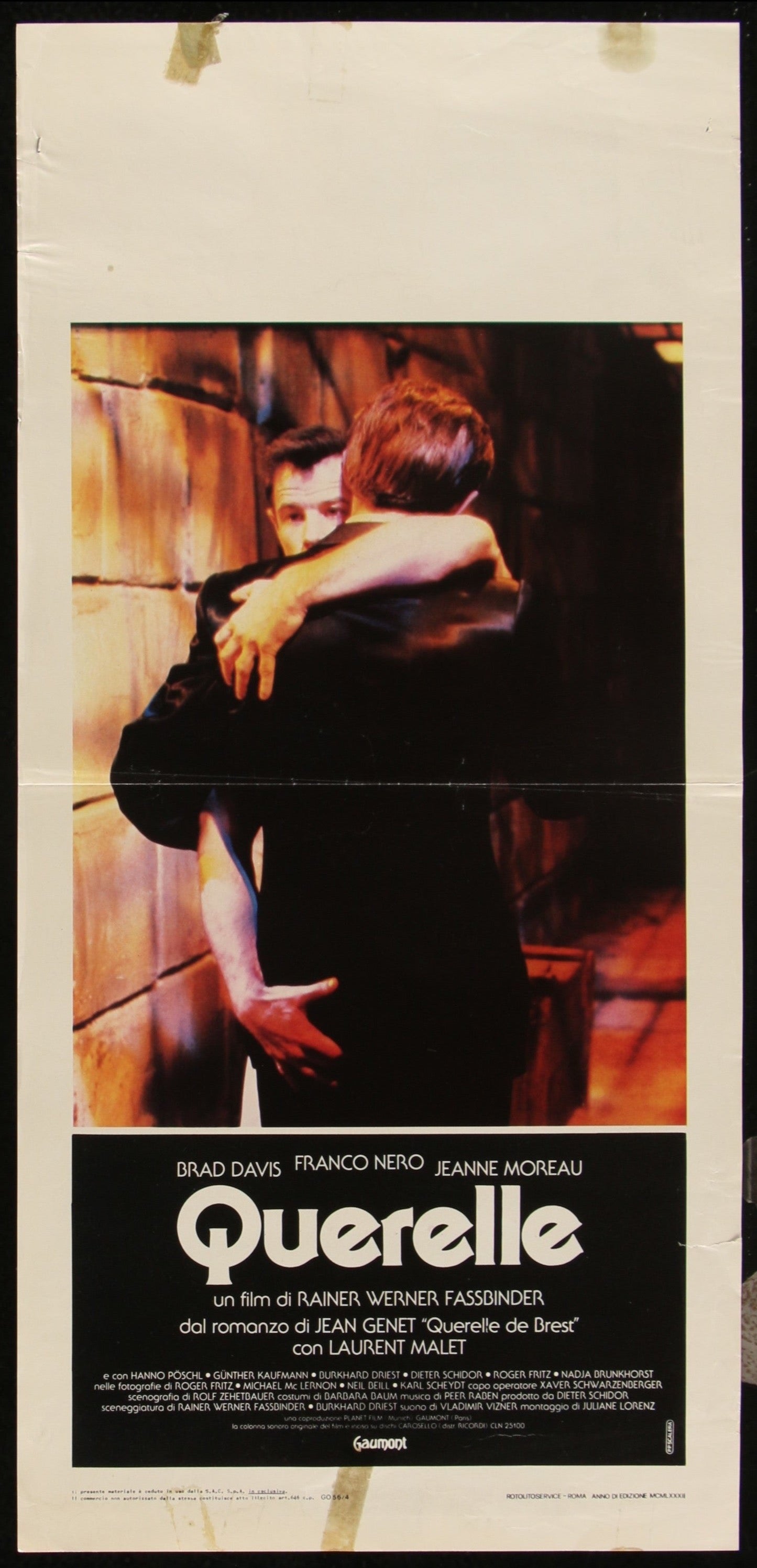 Querelle (1982) Original Italian Locandina Movie Poster