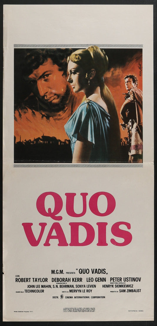 Quo Vadis (1970s RR) Original Italina Locandina Movie Poster