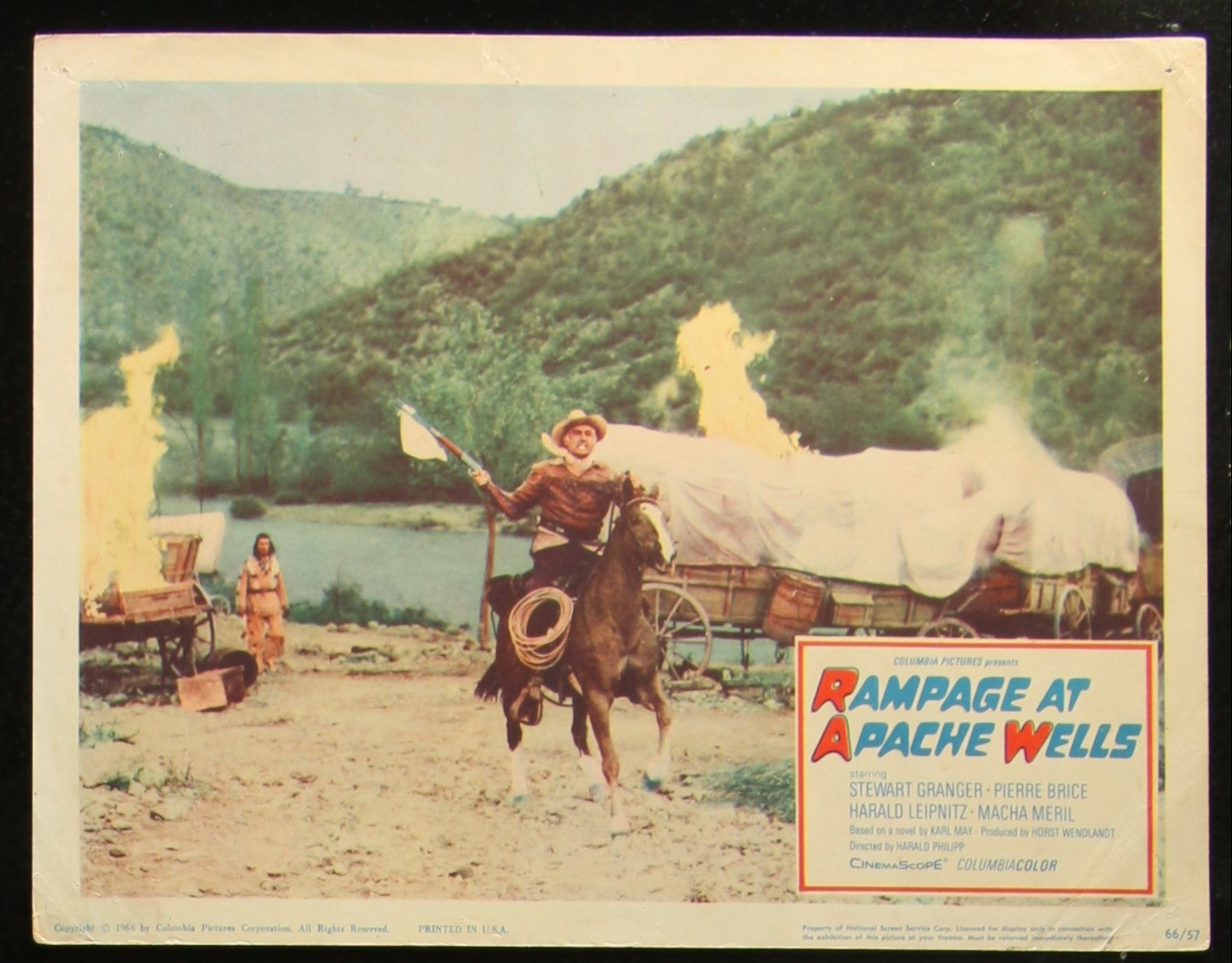 Rampage At Apache Wells (1965) Original US Lobby Card 11 x 14