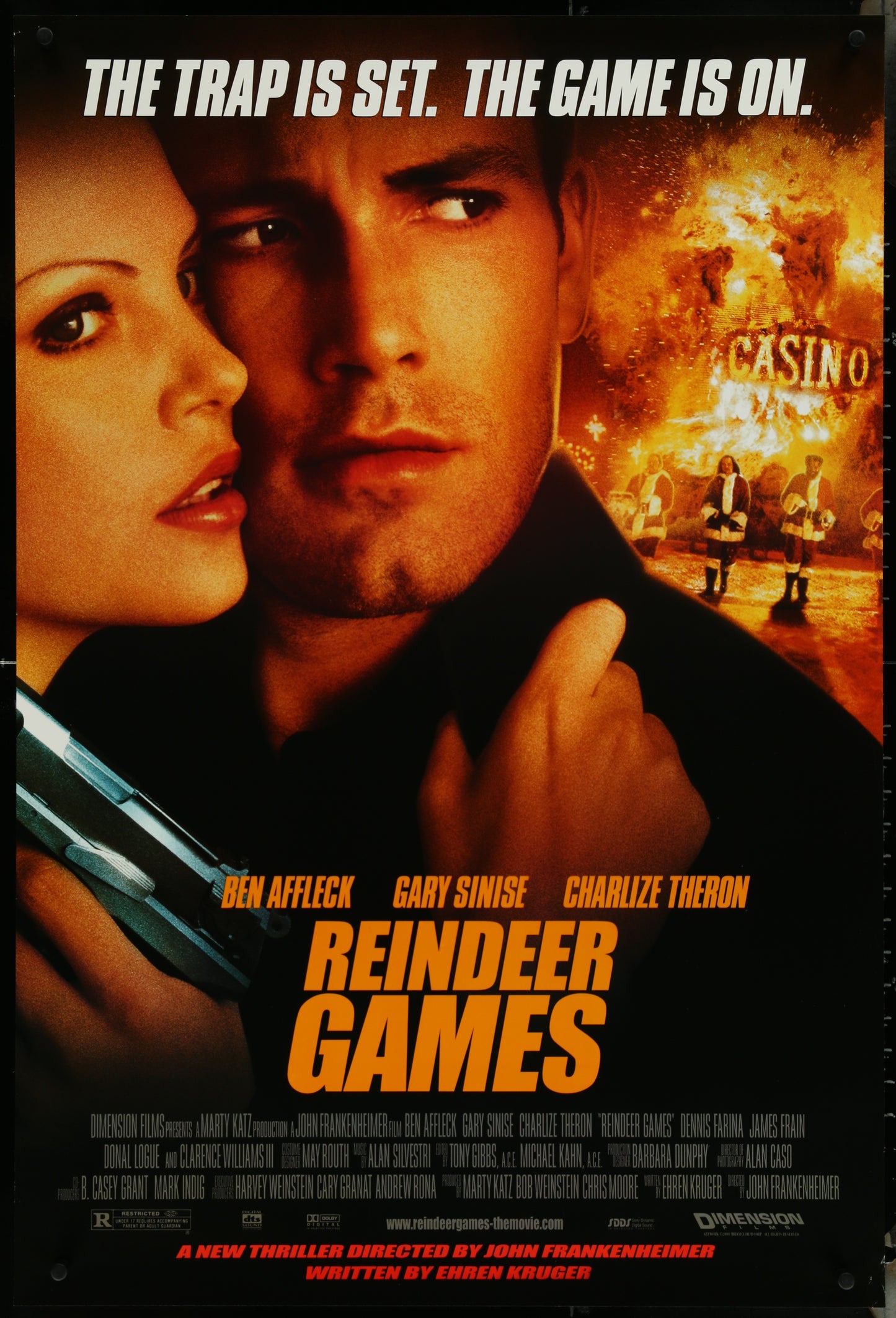 Reindeer Games (2000) Original US One Sheet Movie Poster 27x40