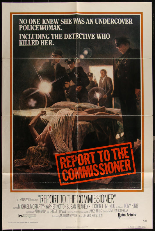 Report To The Commissioner (1975) Original US One Sheet Movie Poster 27 x 41