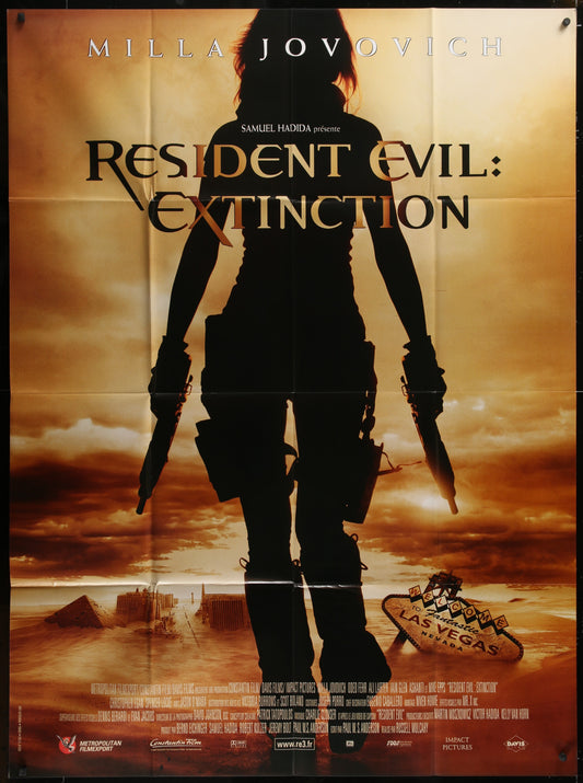 Resident Evil: Extinction (2007) Original French Grande Movie Poster 46 1/4 x 62 1/2
