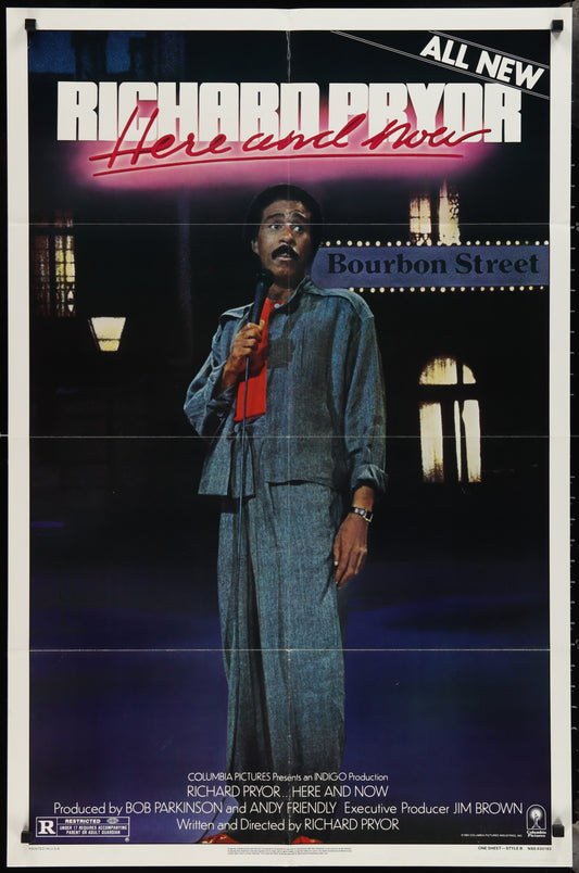 Richard Pryor Here And Now (1983) Original US One Sheet Movie Poster