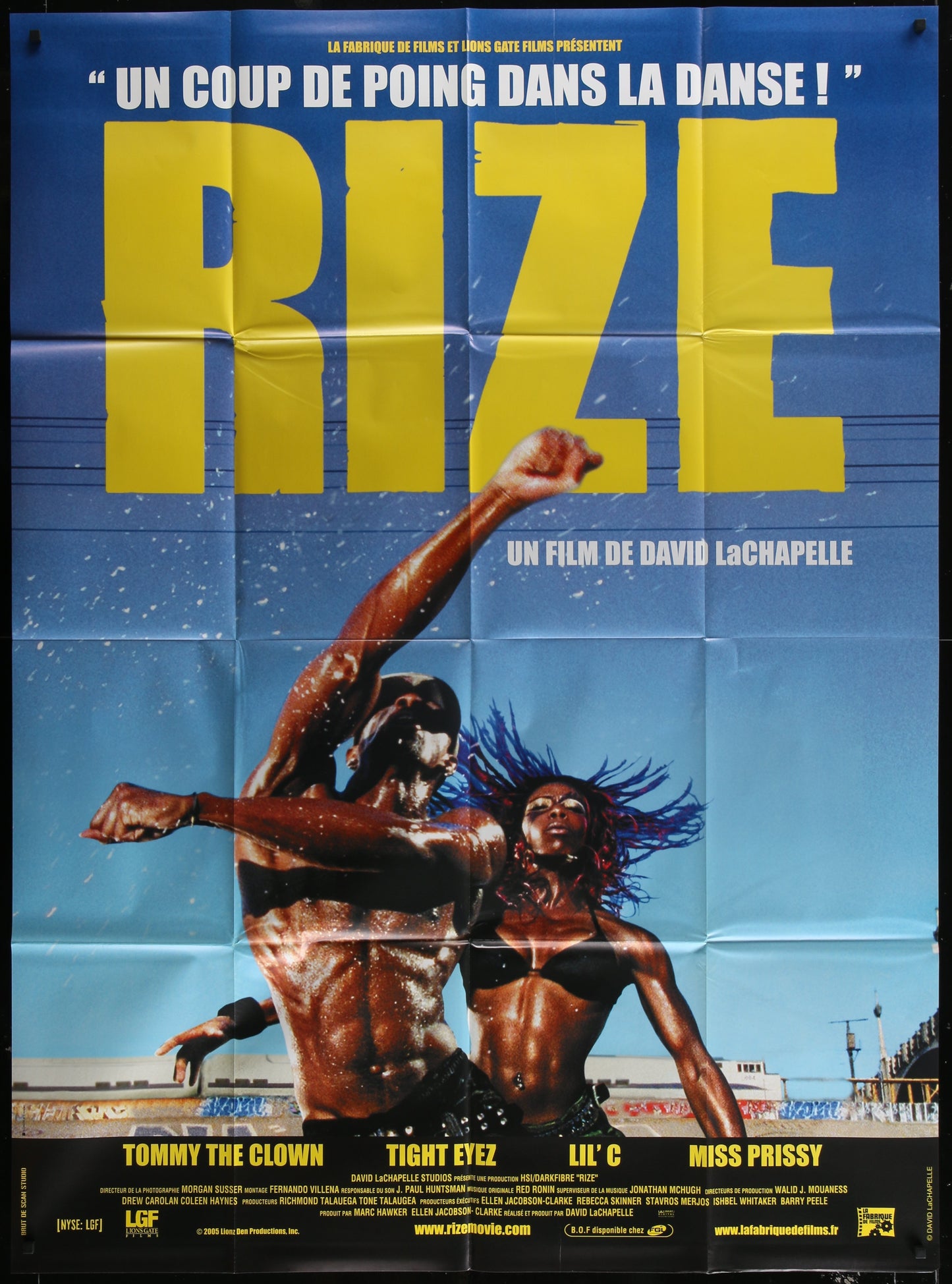 Rize (2005) Original French Grande Movie Poster 120 x 160 cm