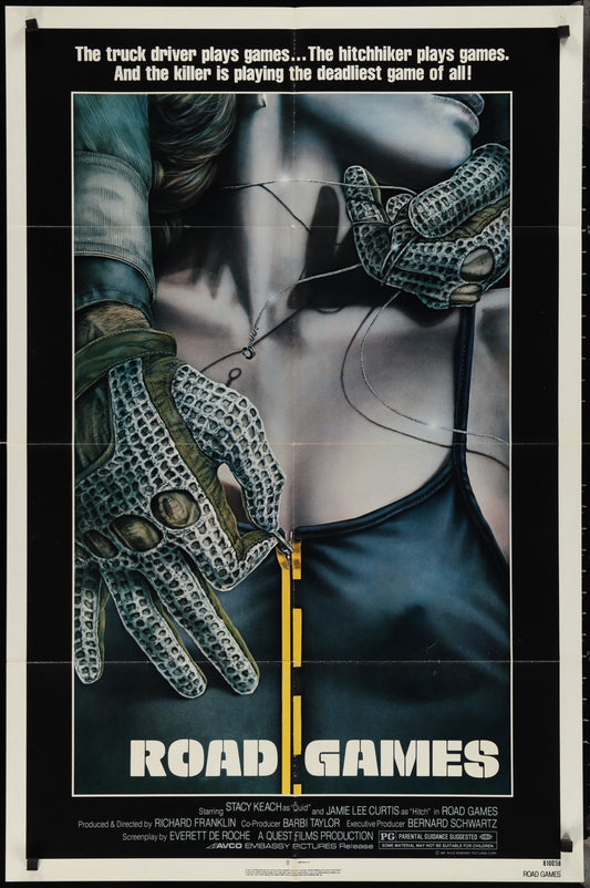 Road Games (1981) Original US One Sheet Movie Poster