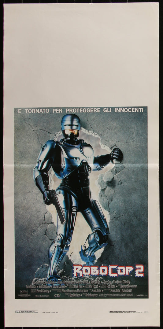 Robocop 2 (1990) Original Italian Locandina Movie Poster
