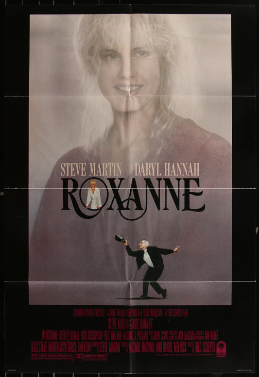 Roxanne (1987) Original US One Sheet Movie Poster 27 x 41