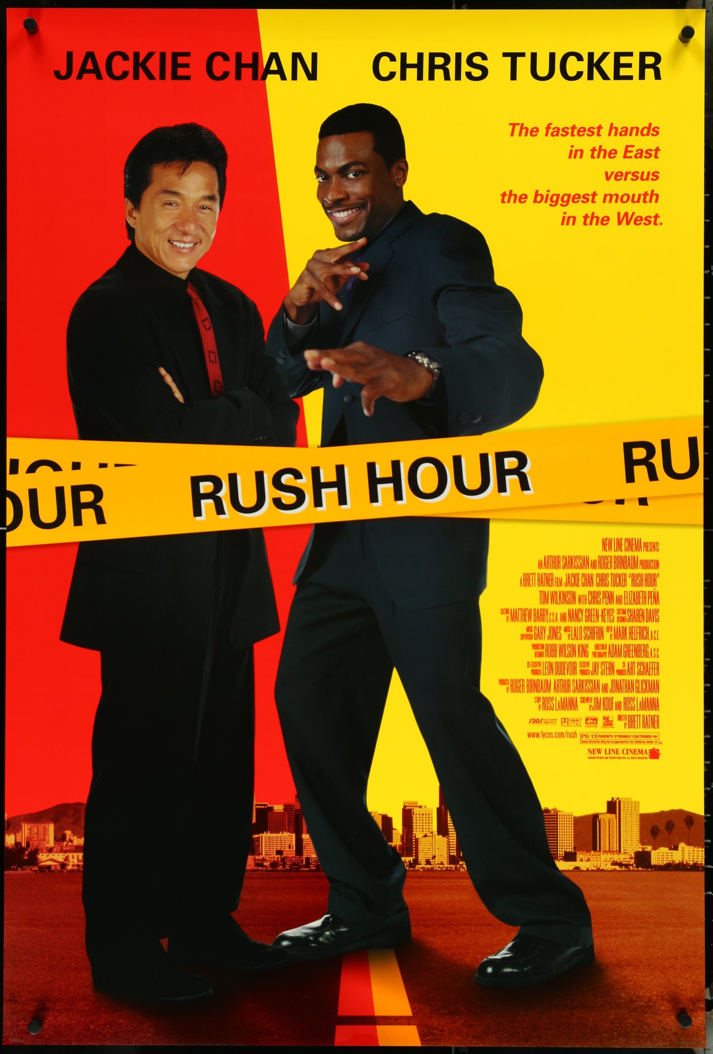 Rush Hour (1998) Original US One Sheet Movie Poster