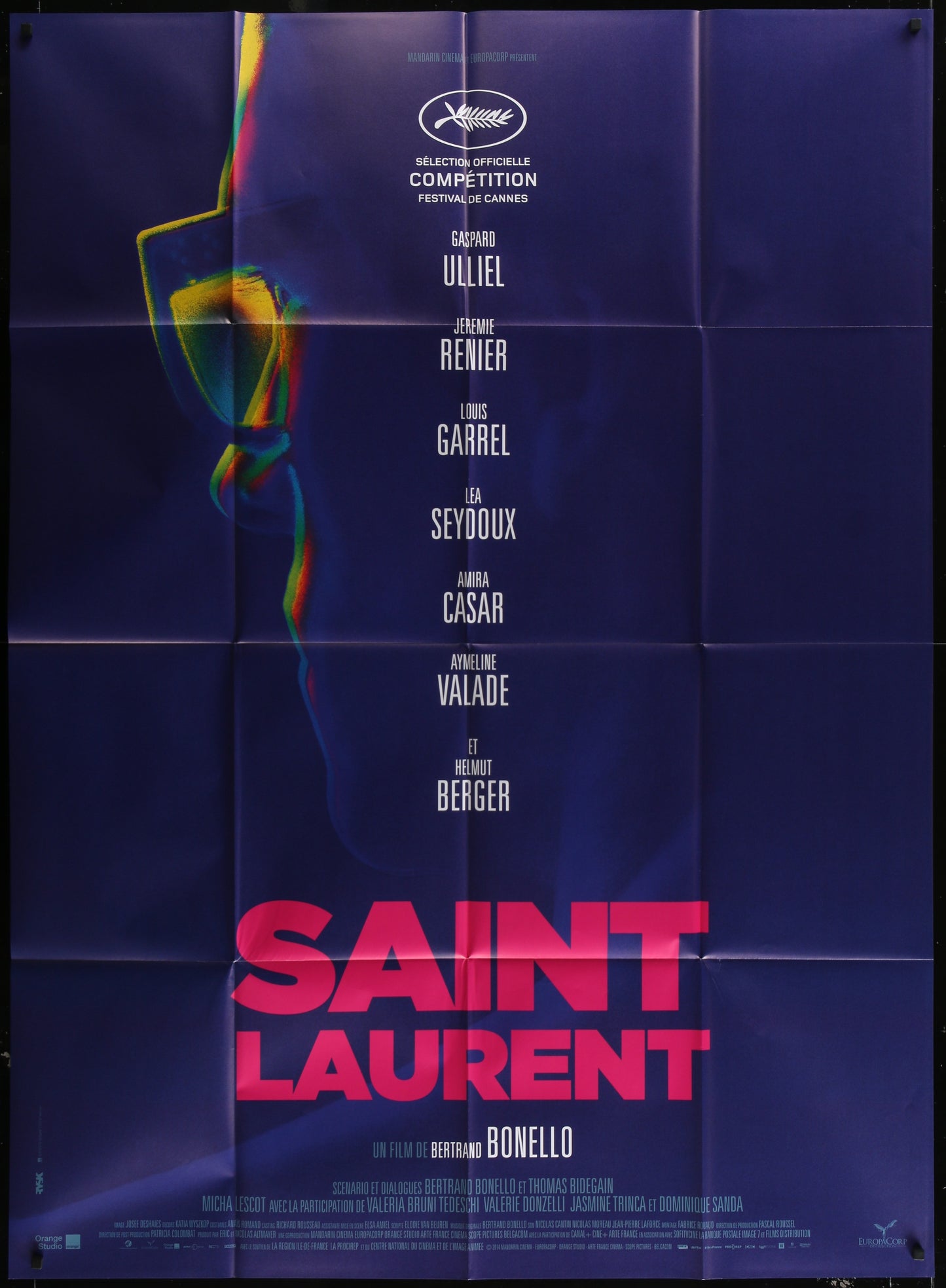 Saint Laurent (2014) Original French Grande Movie Poster 116 x 157 cm