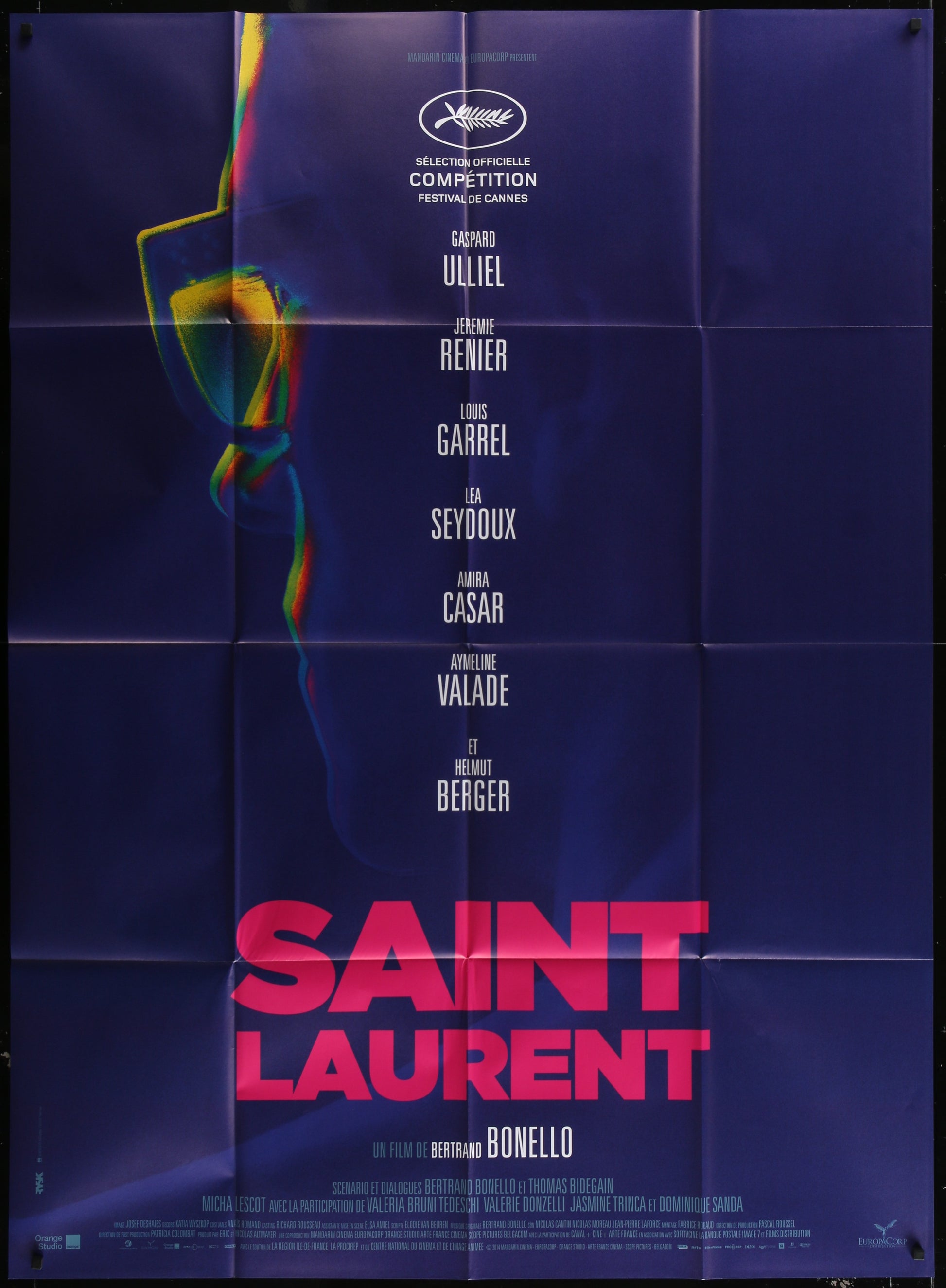 Saint Laurent (2014) Original French Grande Movie Poster 116 x 157 cm