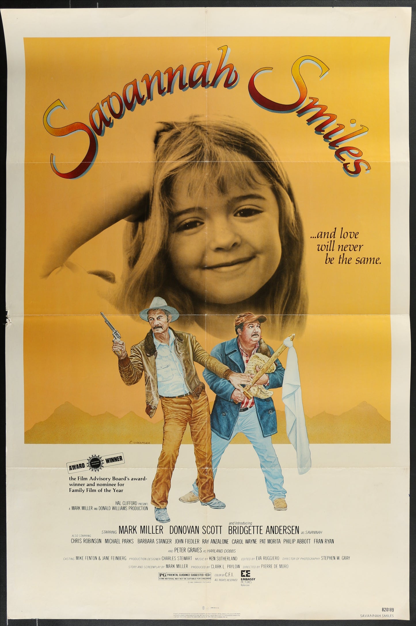 Savannah Smiles (1982) Original US One Sheet Movie Poster 27 x 41