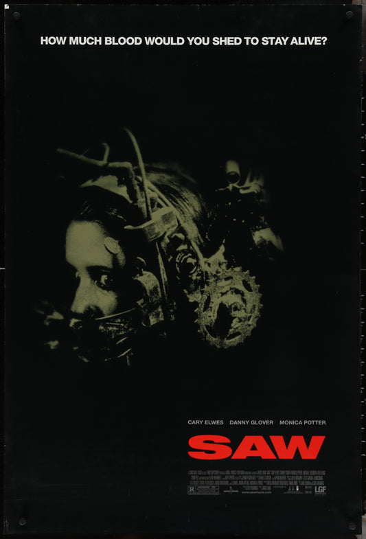 Saw (2004) Original US One Sheet Movie Poster