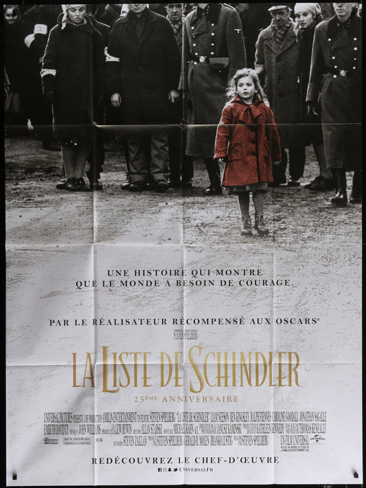 Schindler's List (2018 RR) Original French Grande Movie Poster 117 x 157 cm