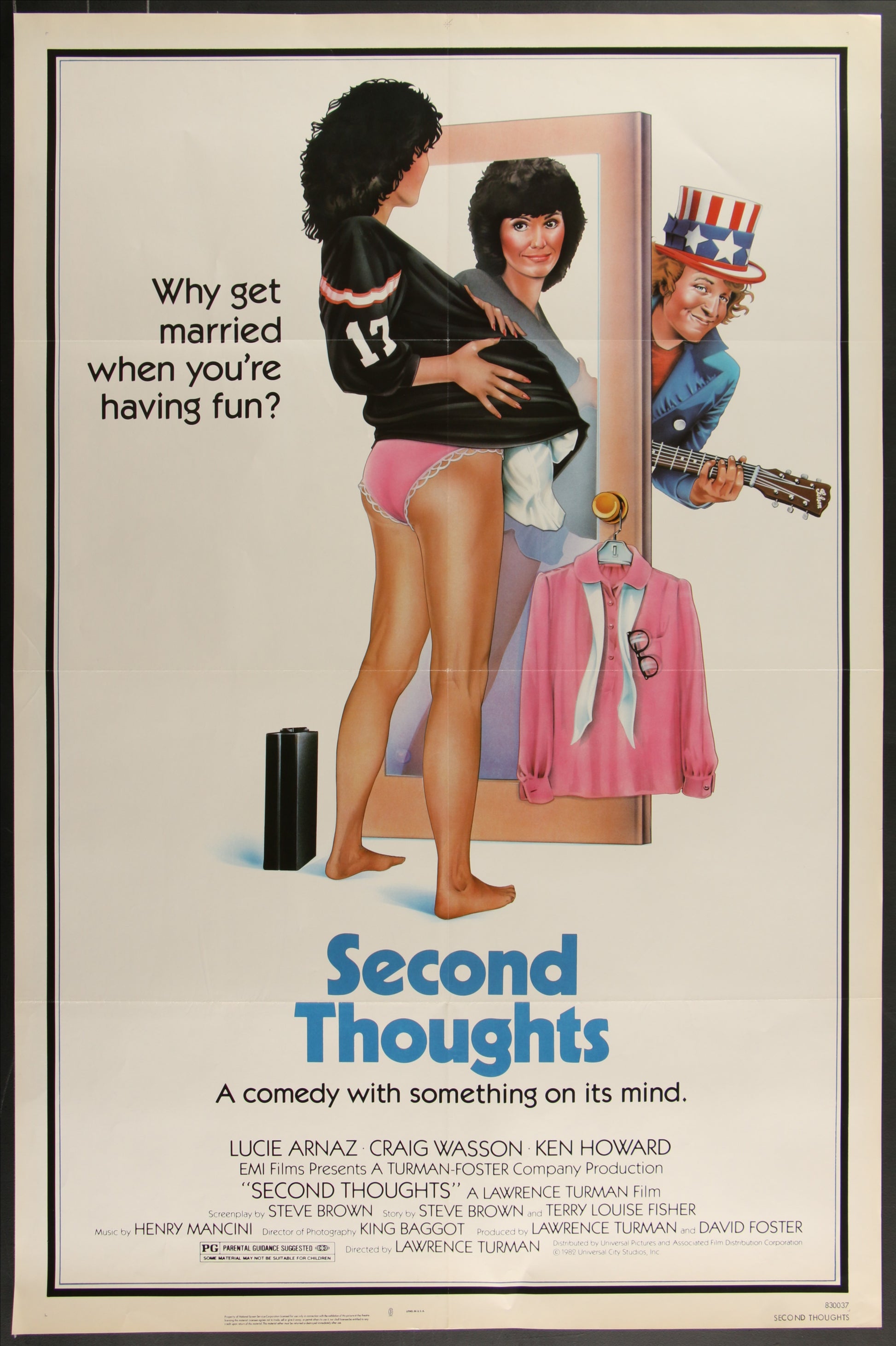 Second Thoughts (1983) Original US One Sheet Movie Poster 27 x 41