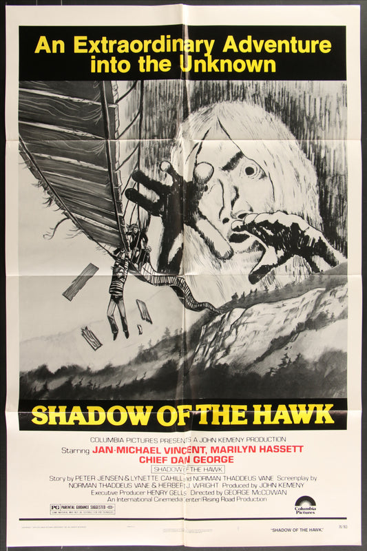 Shadow Of The Hawk (1976) Original US One Sheet Movie Poster