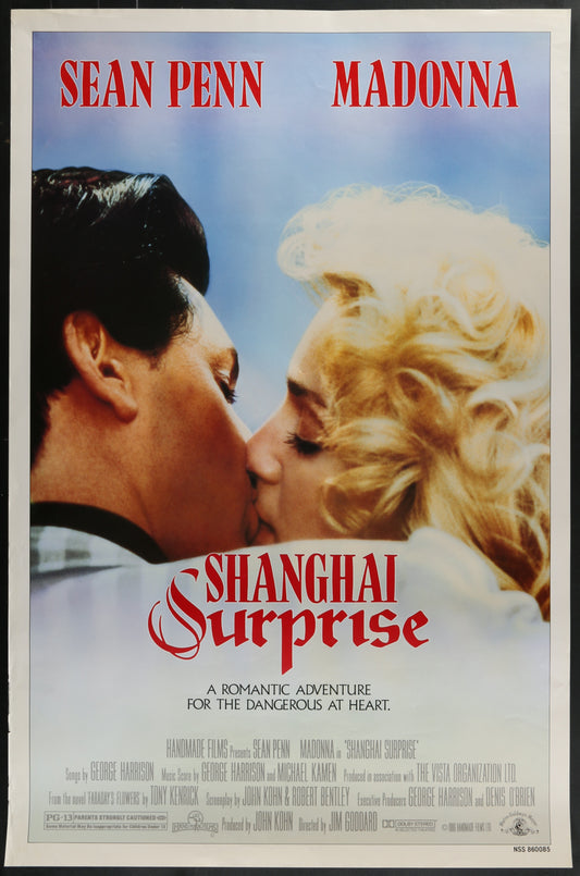 Shanghai Surprise (1986) Original US One Sheet Movie Poster