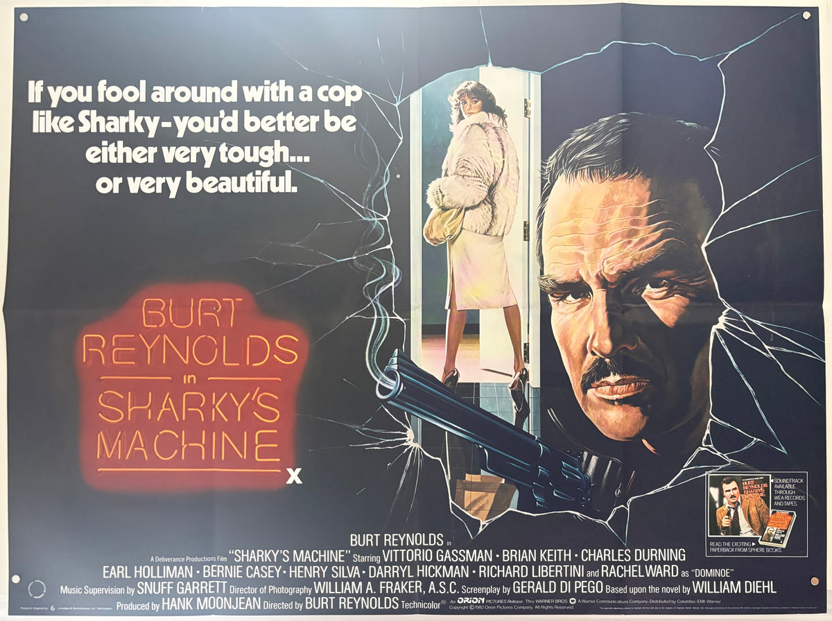 Sharky's Machine (1981) Original UK Quad Movie Poster
