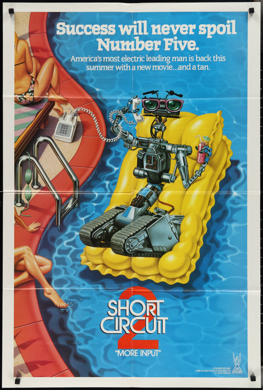 Short Circuit 2 (1988) Original US One Sheet Movie Poster