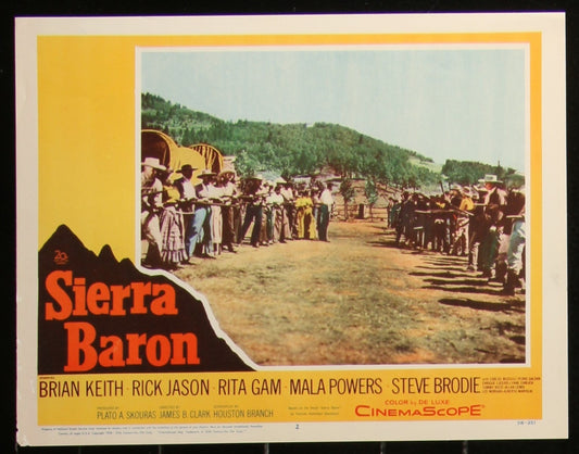 Sierra Baron (1958) Original US Lobby Card #2 11 x 14