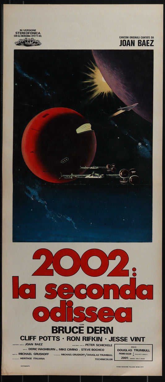 Silent Running (1972) Original Italian Locandina Movie Poster