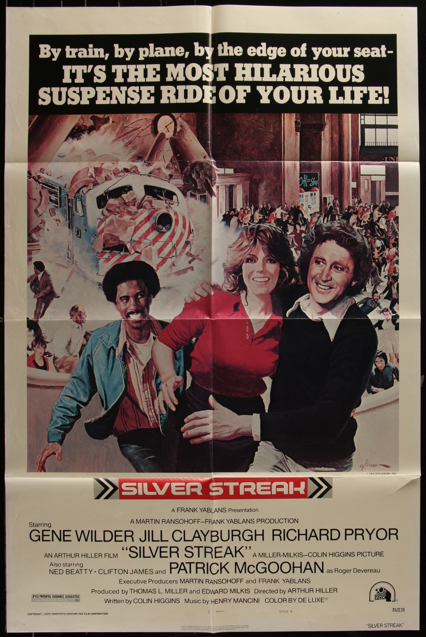 Silver Streak (1976) Original US One Sheet Movie Poster
