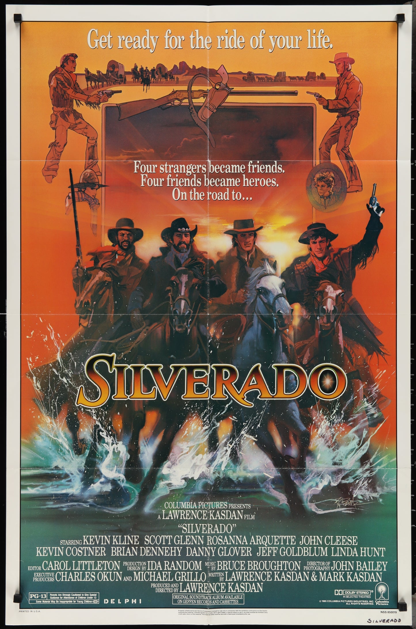 Silverado (1985) Original US One Sheet Movie Poster