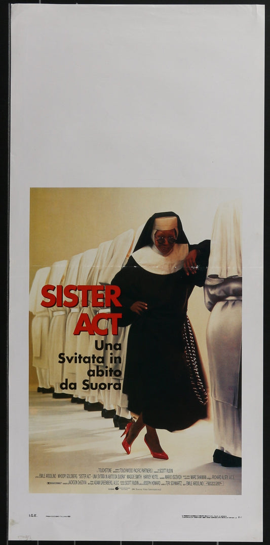 Sister Act (1992) Original Italian Locandina Movie Poster