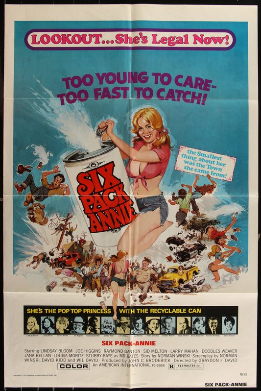 Six Pack Annie (1975) Original US One Sheet Movie Poster
