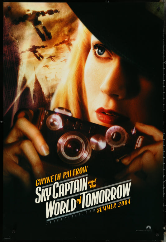 Sky Captain And The World Of Tomorrow (2004) Original US One Sheet Movie Poster - Gwyneth Paltrow