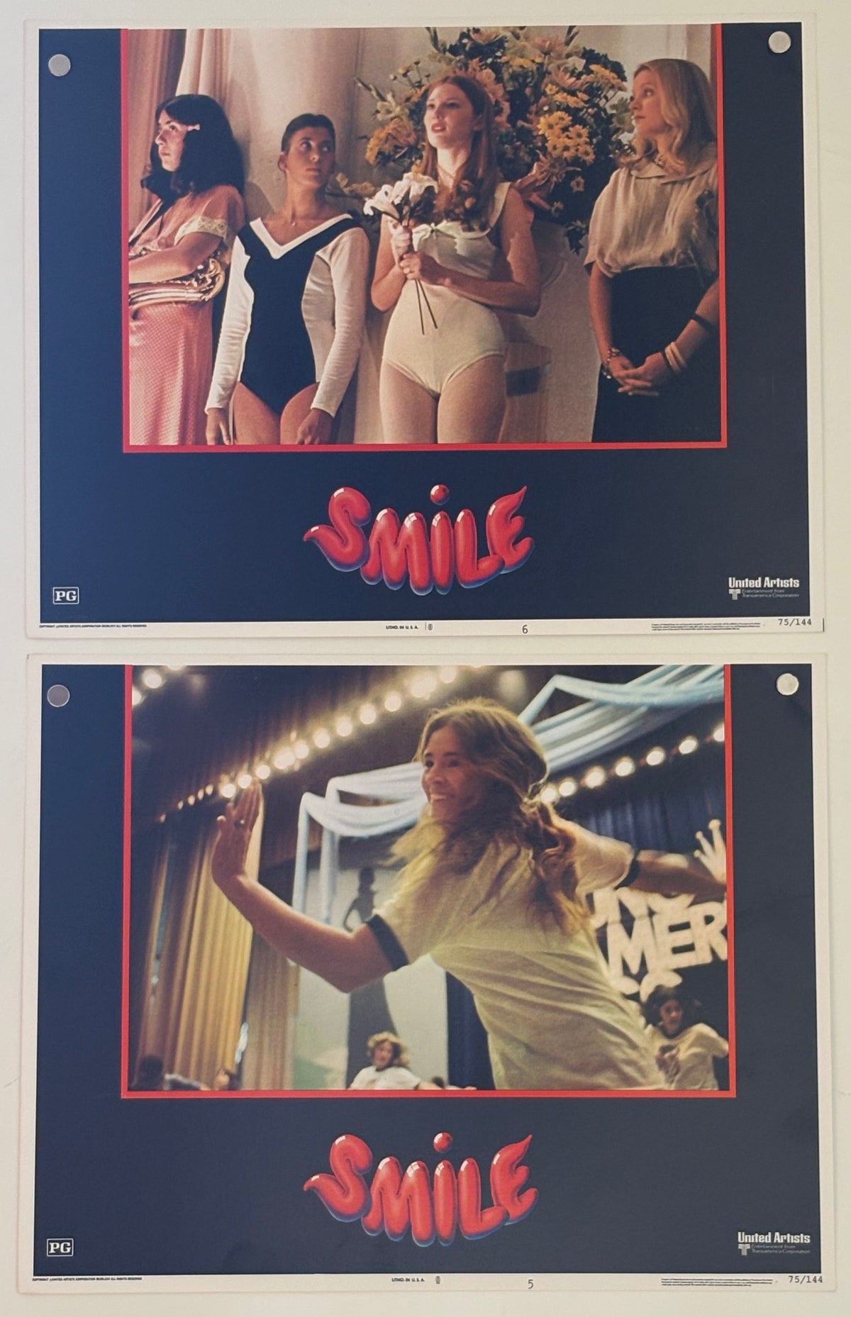 Smile (1975) x7 Original US Lobby Cards 11 x 14