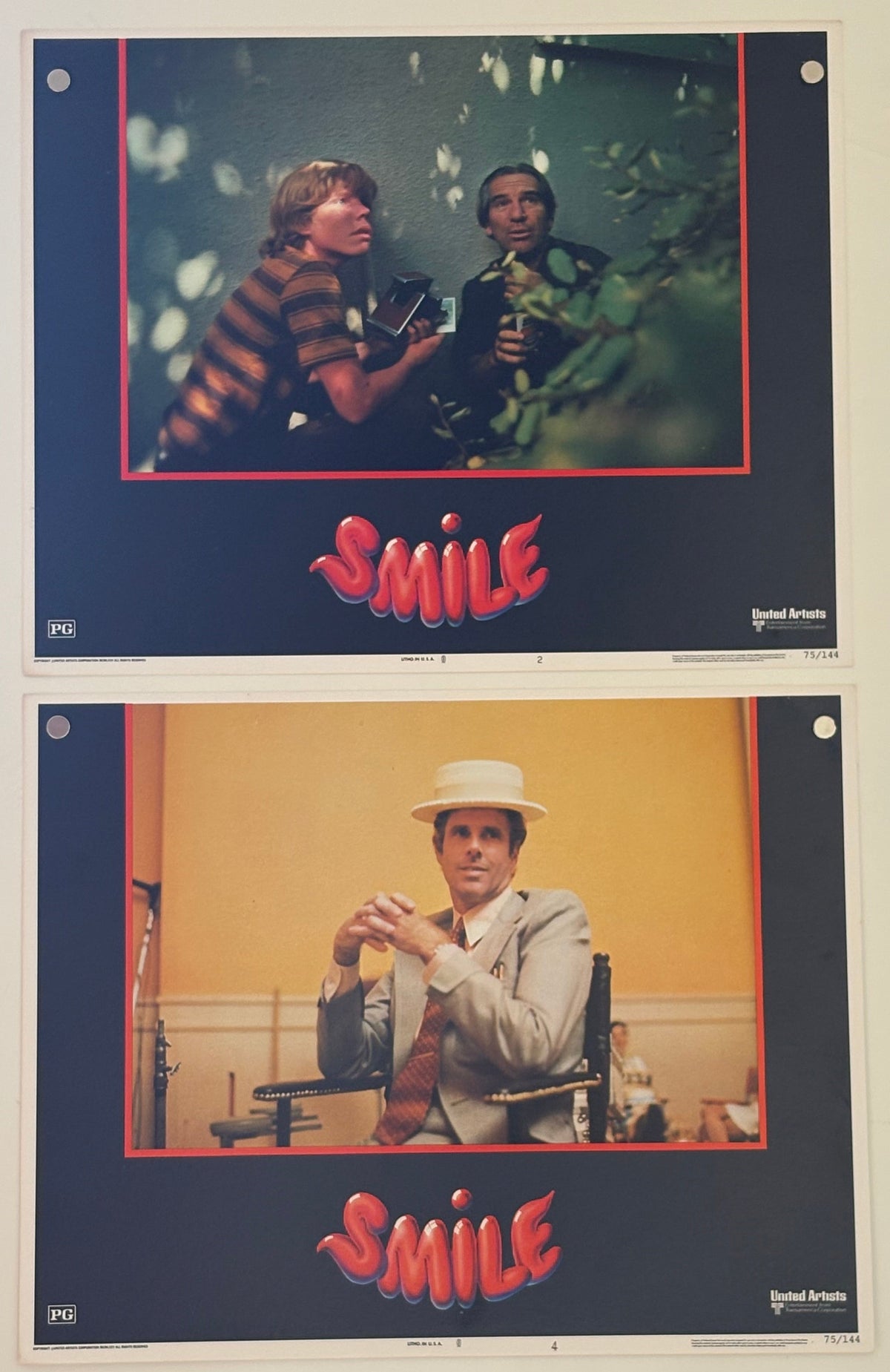 Smile (1975) x7 Original US Lobby Cards 11 x 14