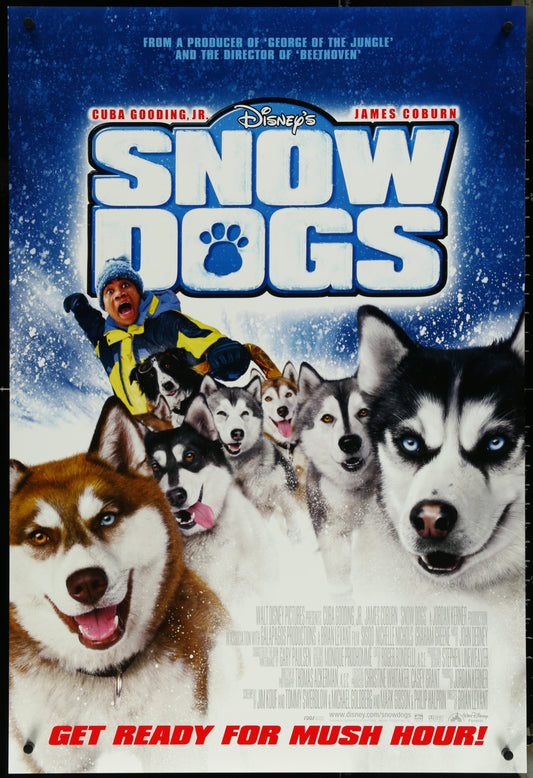 Snow Dogs (2002) Original US One Sheet Movie Poster 27x40
