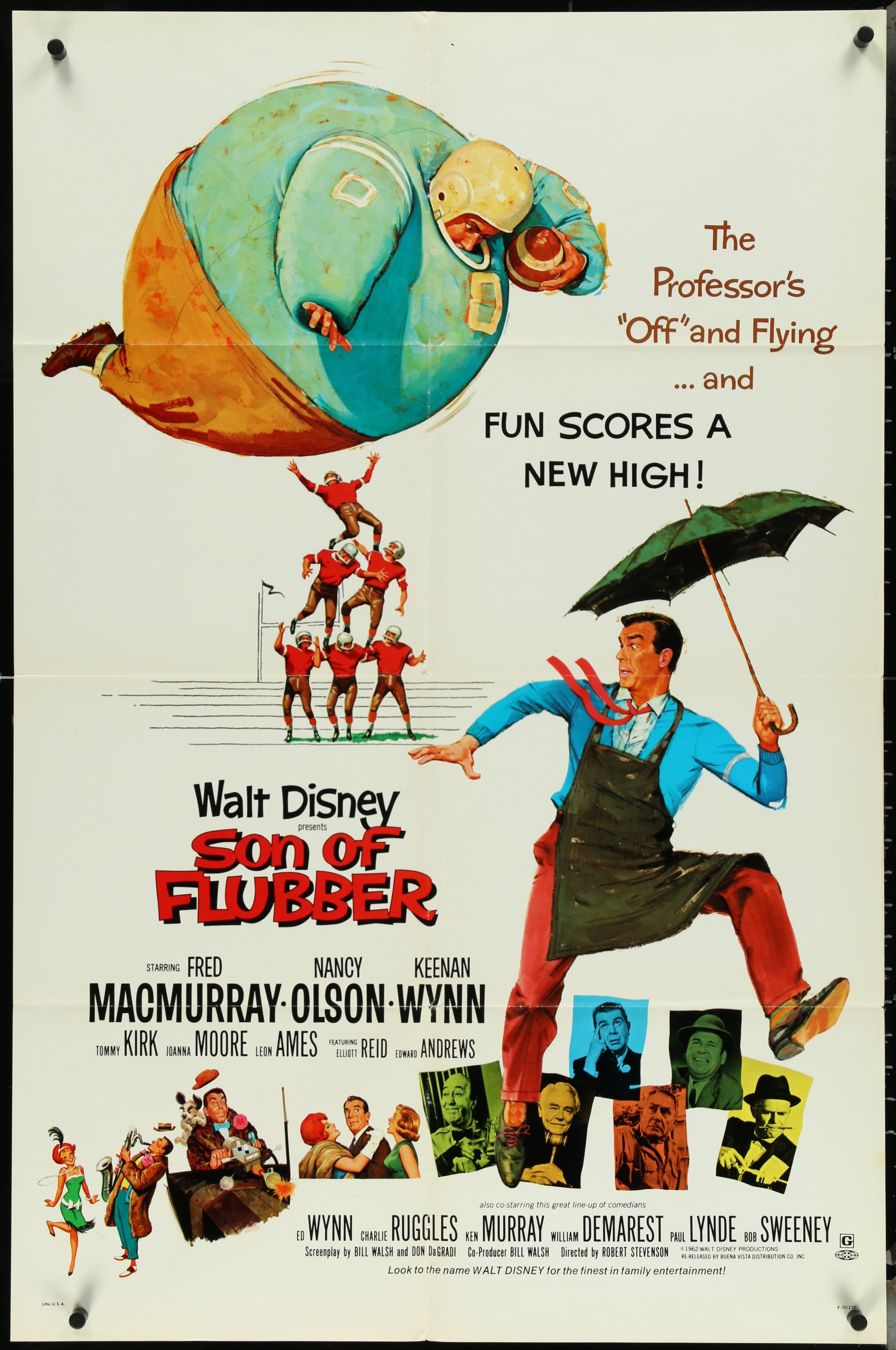 Son Of Flubber (1970 RR) Original US One Sheet Movie Poster