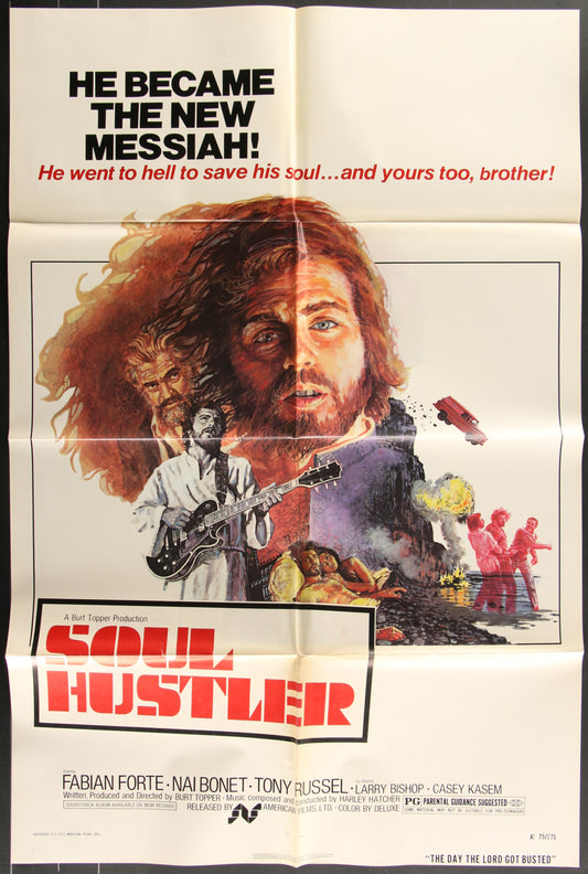 Soul Hustler (1973 RR) Original US One Sheet Movie Poster 27 x 41
