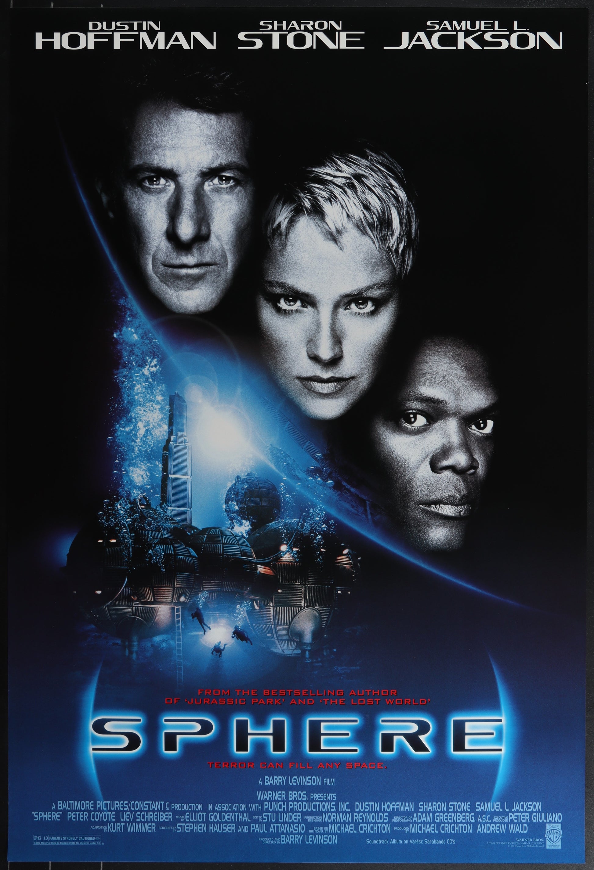 Sphere (1998) Original US One Sheet Movie Poster