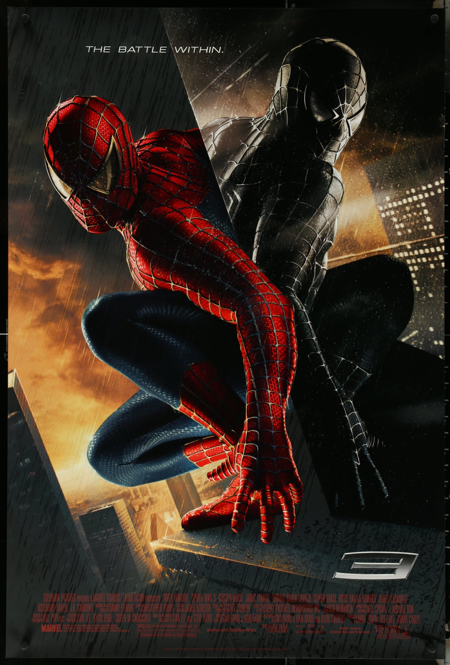 Spider-Man 3 (2007) Original US One Sheet Movie Poster