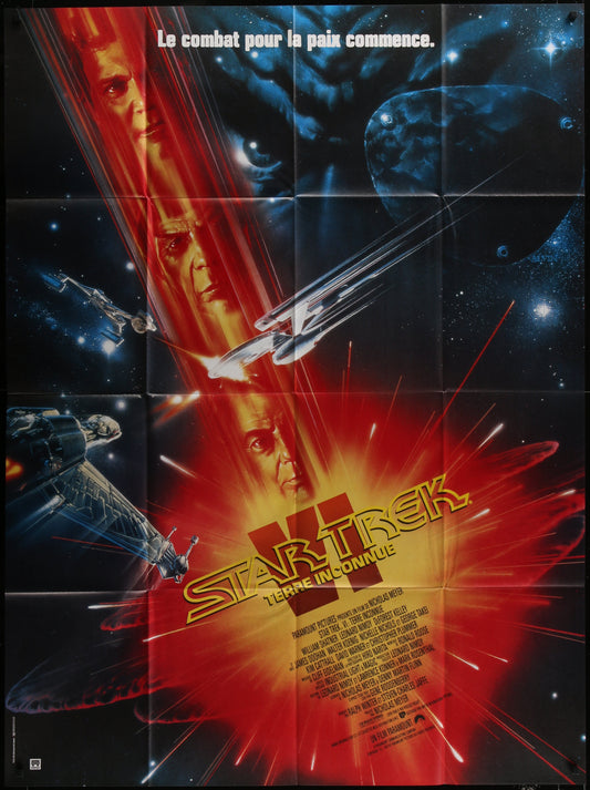 Star Trek VI: The Undiscovered Country (1992) French Grande Movie Poster