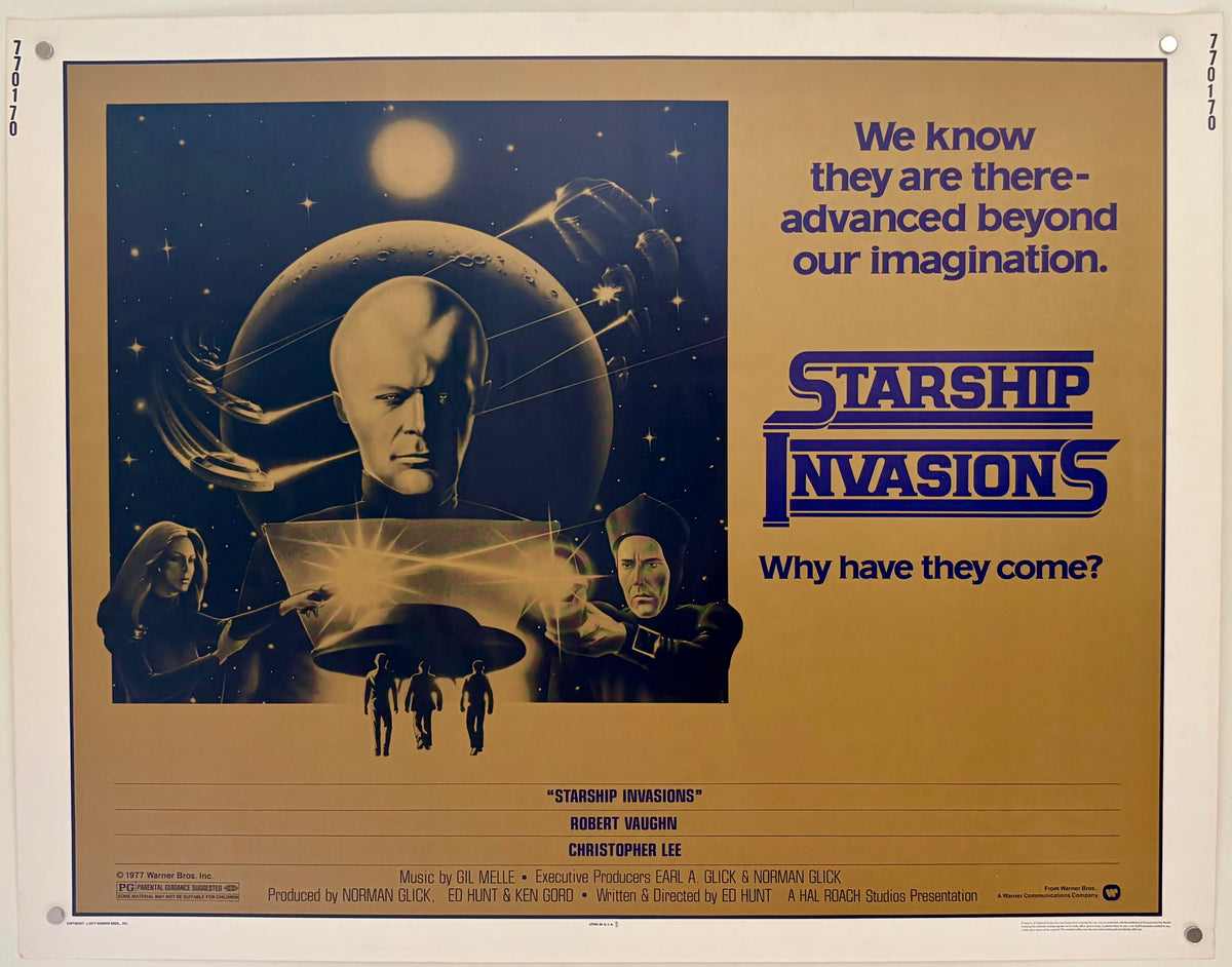Starship Invasions (1977) Original US Half Sheet Movie Poster