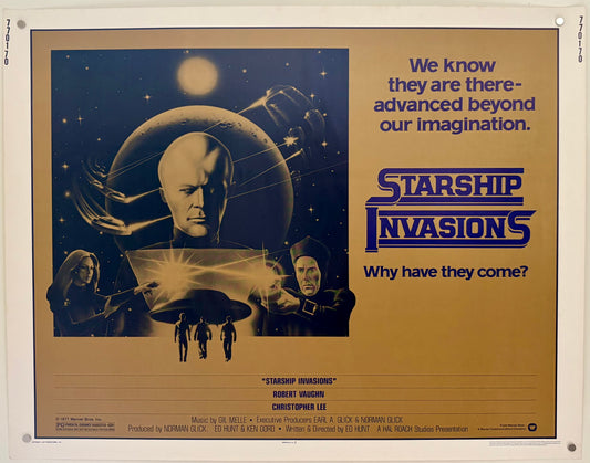 Starship Invasions (1977) Original US Half Sheet Movie Poster
