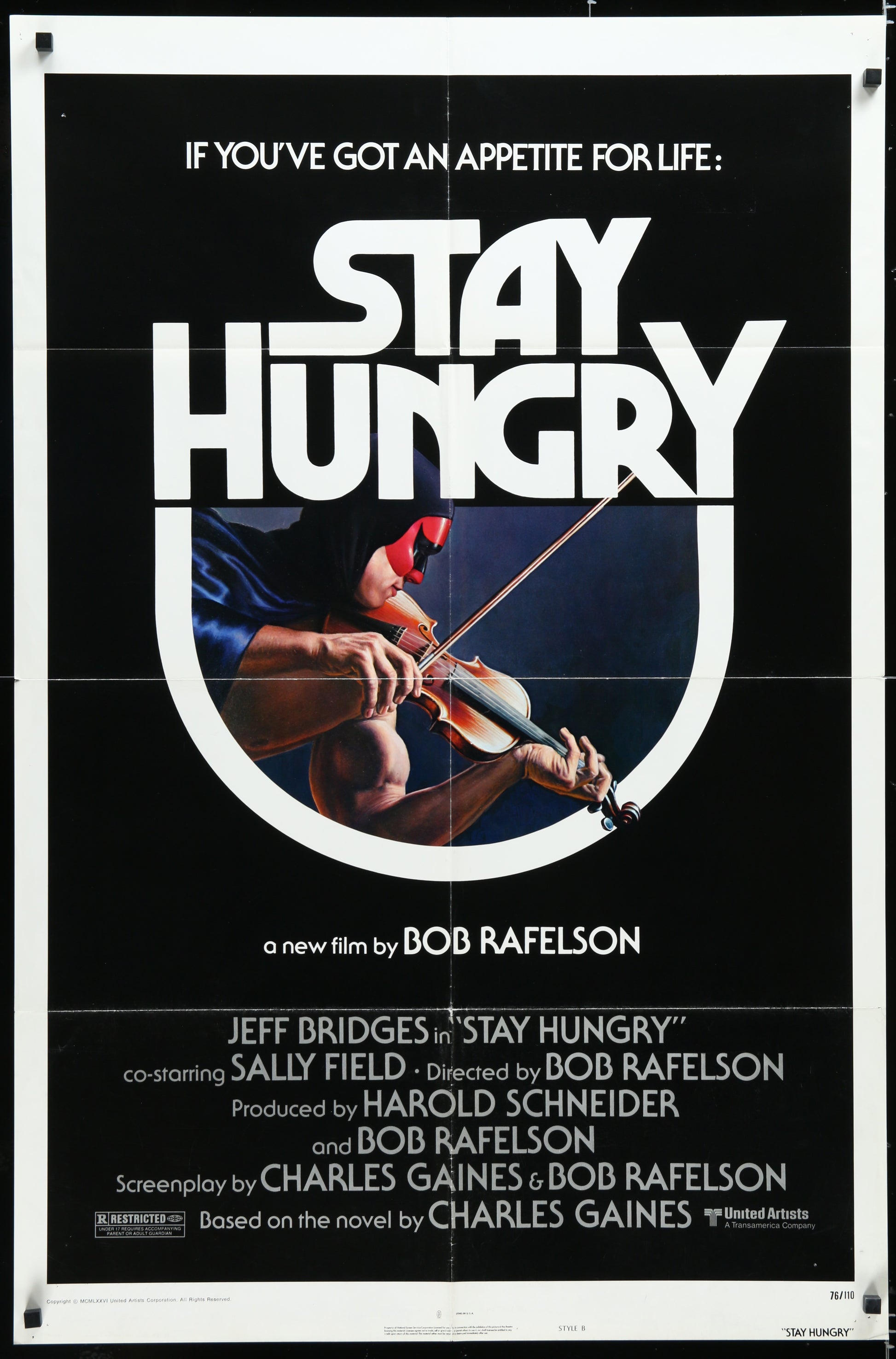 Stay Hungry (1976) Original US One Sheet Movie Poster