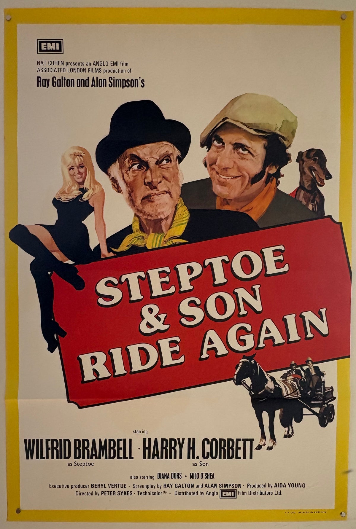 Steptoe and Son Ride Again (1973) Original UK One Sheet Movie Poster