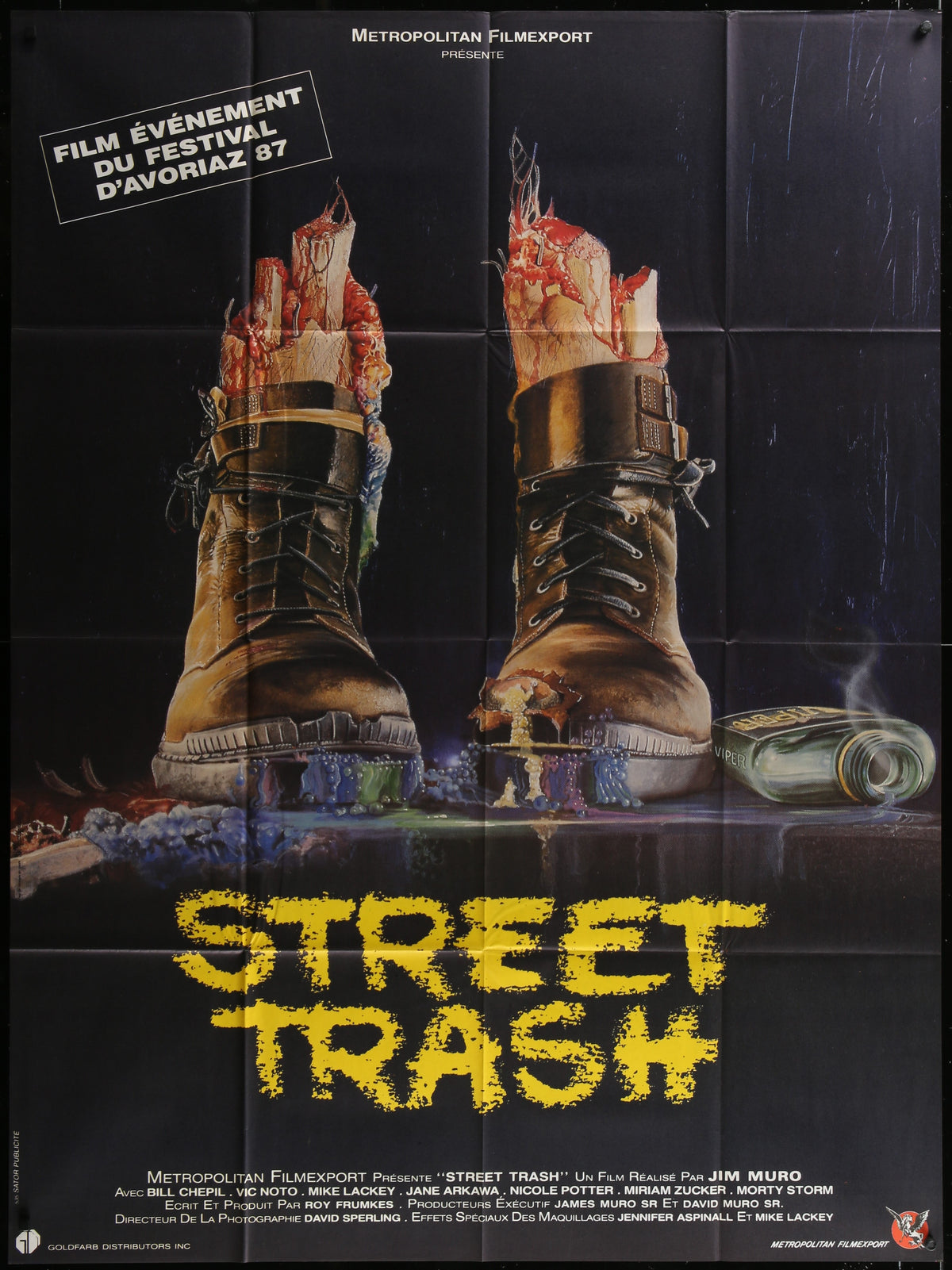Street Trash (1987) Original French Grande Movie Poster 46.25 x 62