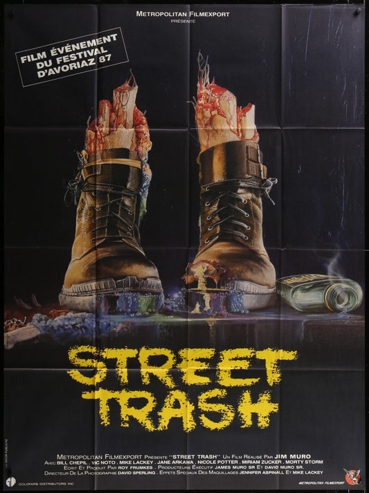 Street Trash (1987) Original French Grande Movie Poster 46.25 x 62