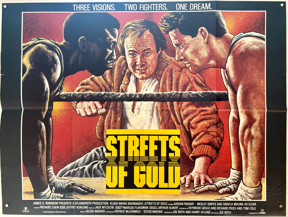 Streets of Gold (1986) Original UK Quad Movie Poster - Wesley Snipes