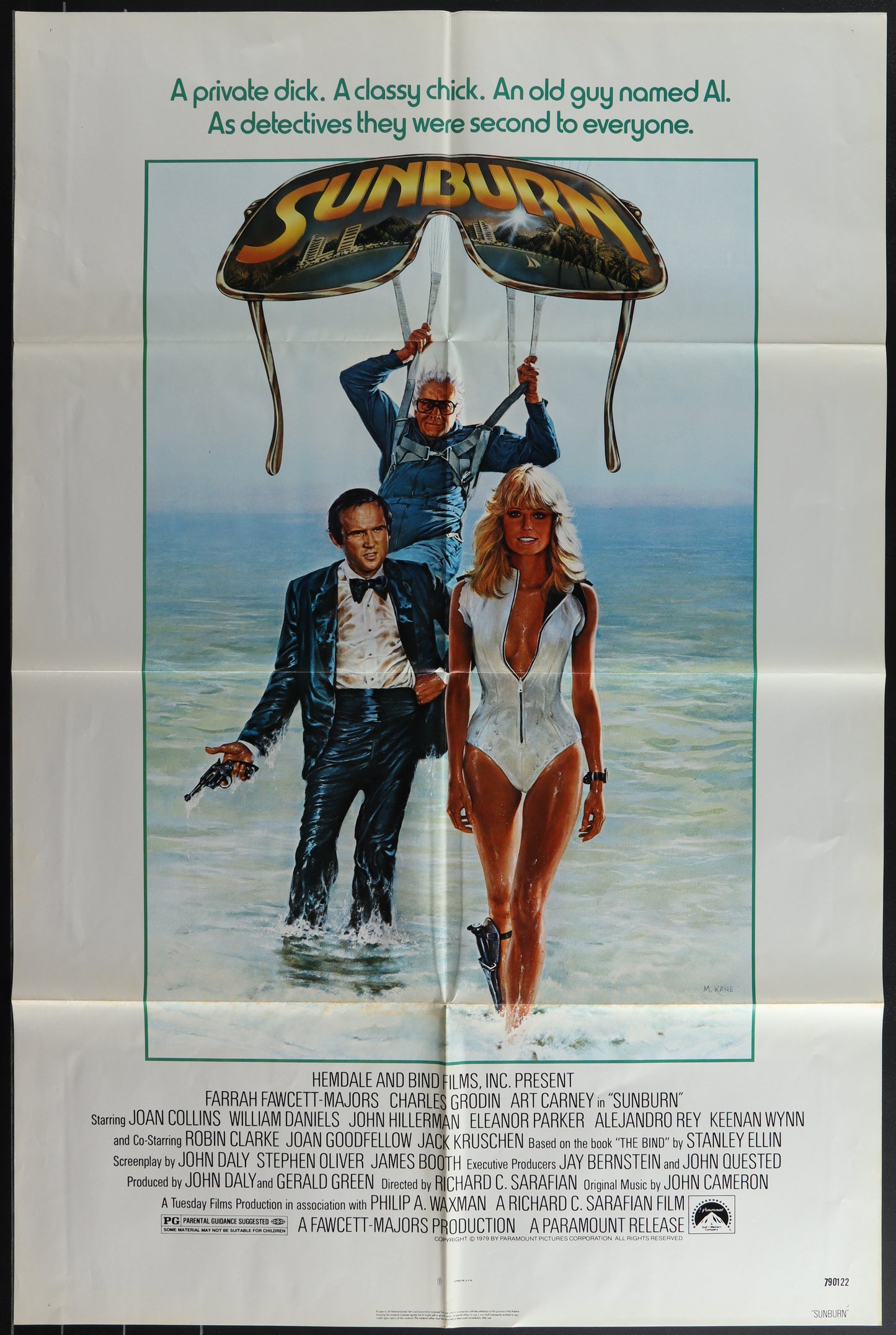 Sunburn (1979) Original US One Sheet Movie Poster 27 x 41