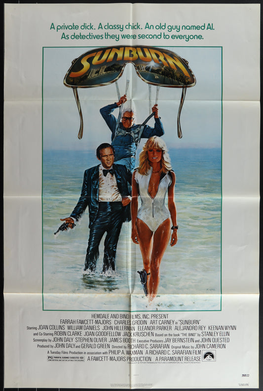 Sunburn (1979) Original US One Sheet Movie Poster 27 x 41