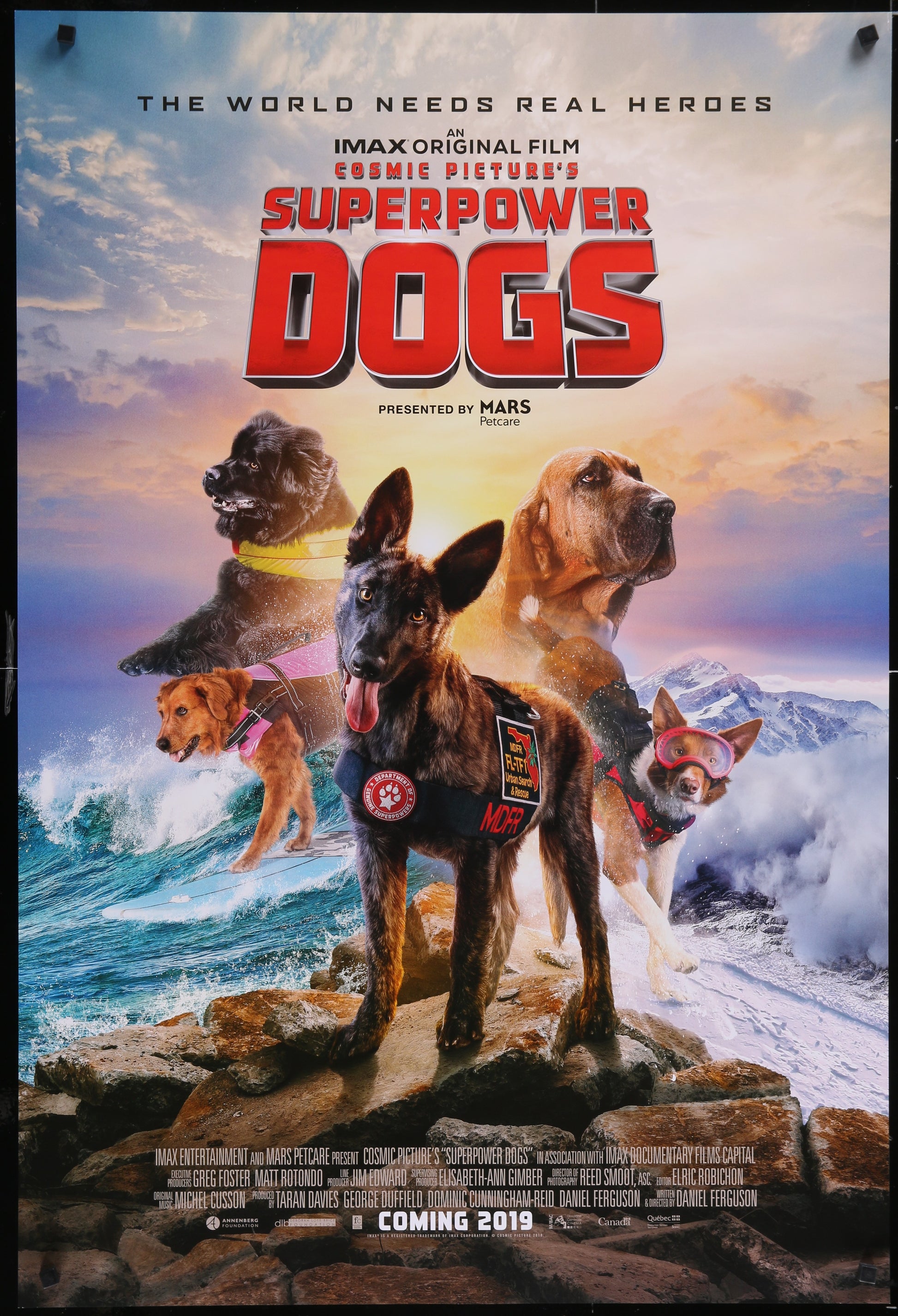 Superpower Dogs (2019) Original US One Sheet Movie Poster