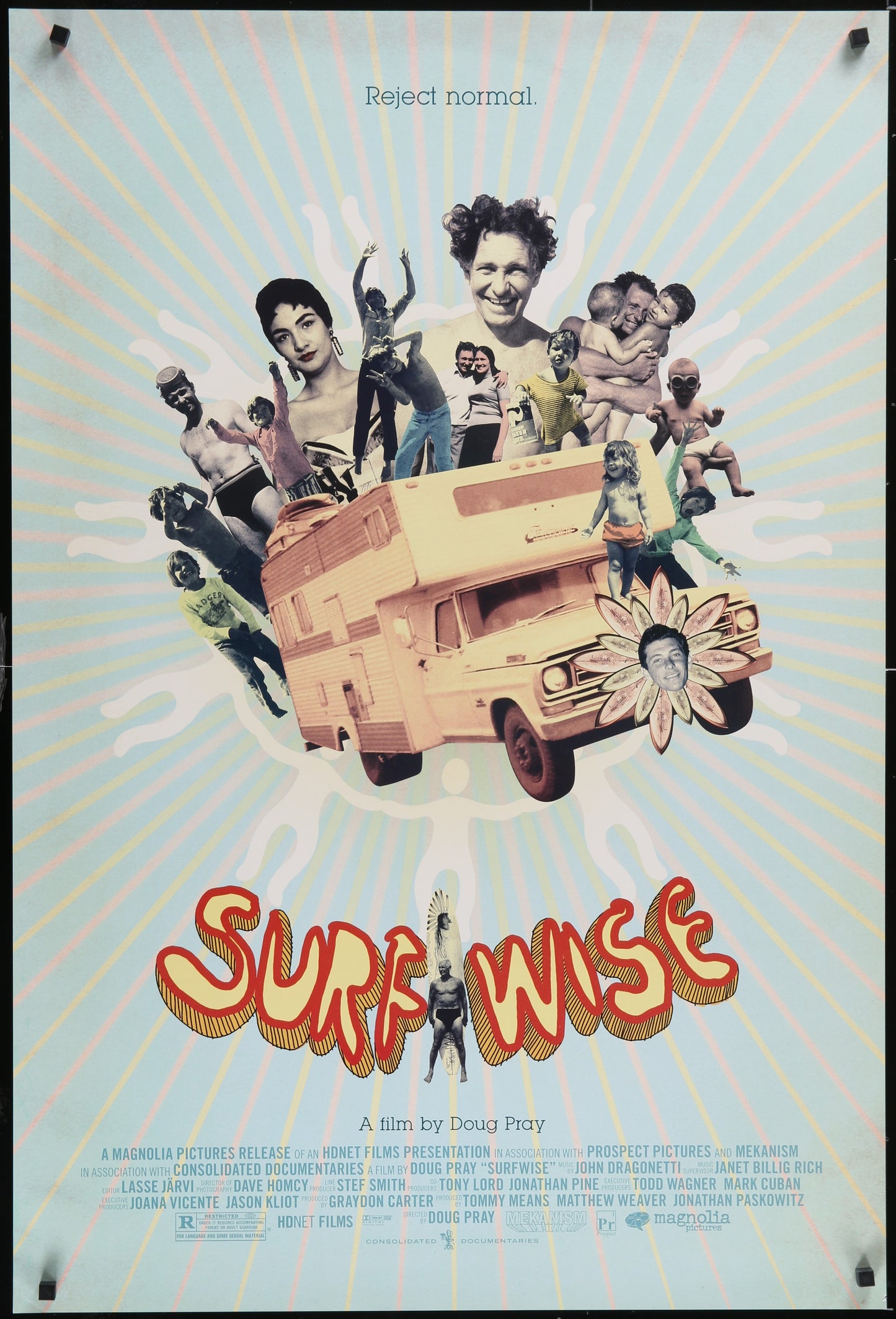 Surfwise (2007) Original US One Sheet Movie Poster